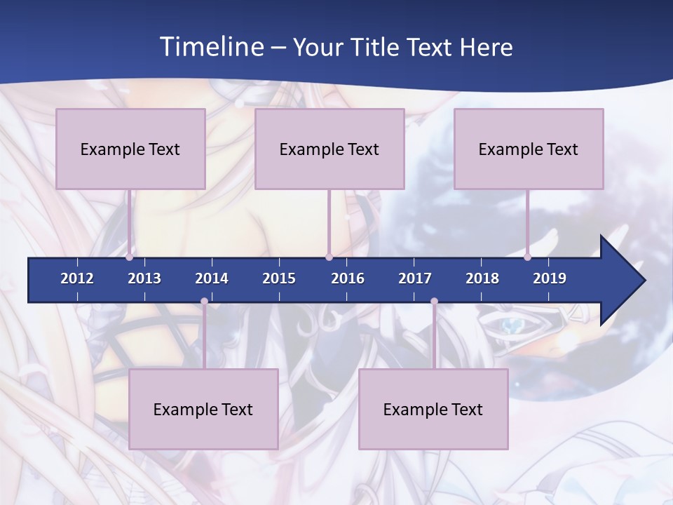 A Beautiful Anime Girl Powerpoint Presentation PowerPoint Template