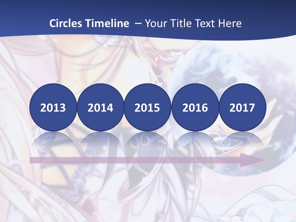 A Beautiful Anime Girl Powerpoint Presentation PowerPoint Template