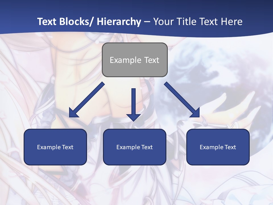 A Beautiful Anime Girl Powerpoint Presentation PowerPoint Template