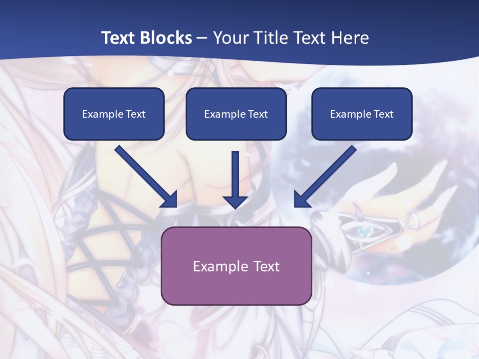 A Beautiful Anime Girl Powerpoint Presentation PowerPoint Template