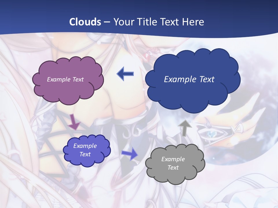 A Beautiful Anime Girl Powerpoint Presentation PowerPoint Template