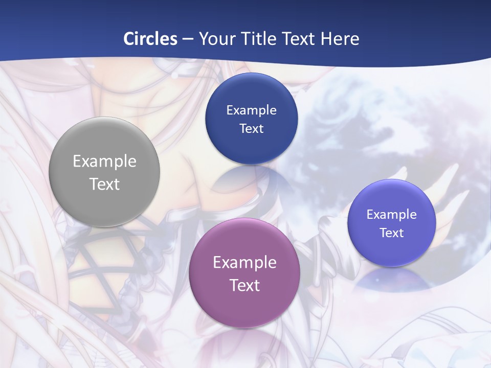 A Beautiful Anime Girl Powerpoint Presentation PowerPoint Template