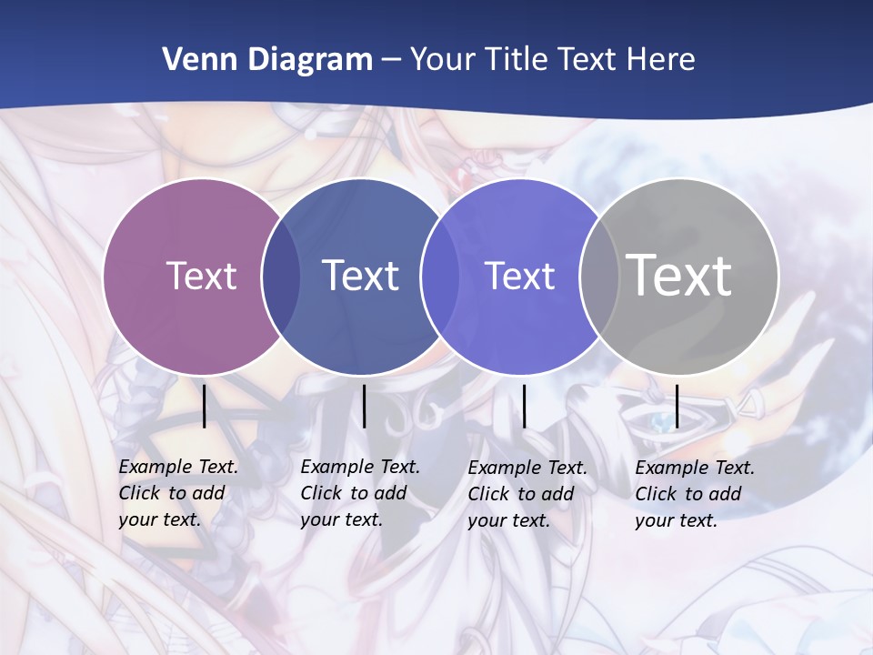 A Beautiful Anime Girl Powerpoint Presentation PowerPoint Template