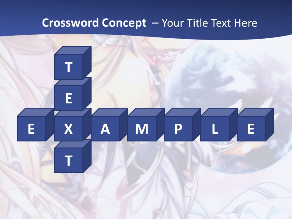 A Beautiful Anime Girl Powerpoint Presentation PowerPoint Template