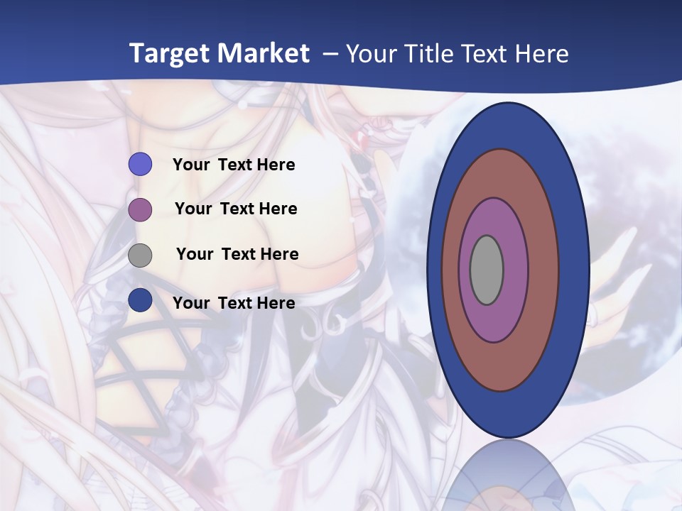 A Beautiful Anime Girl Powerpoint Presentation PowerPoint Template