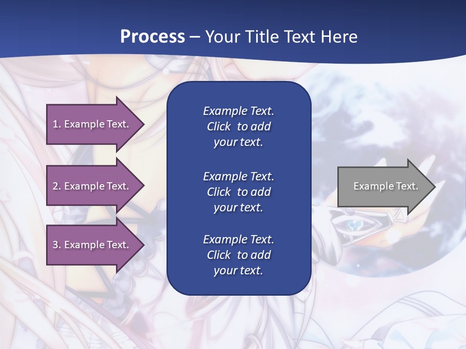 A Beautiful Anime Girl Powerpoint Presentation PowerPoint Template