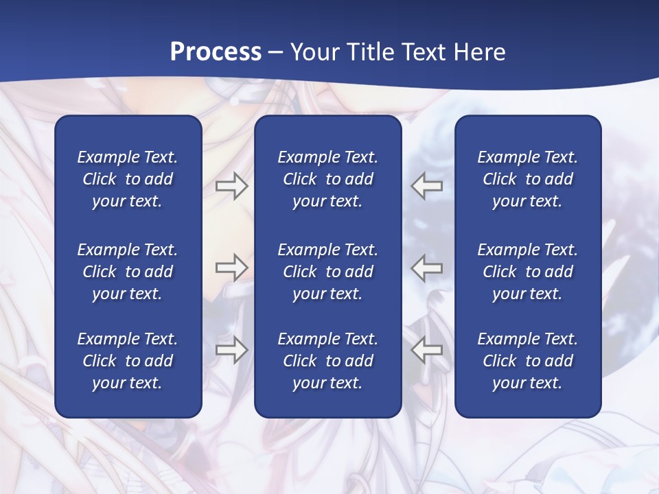 A Beautiful Anime Girl Powerpoint Presentation PowerPoint Template