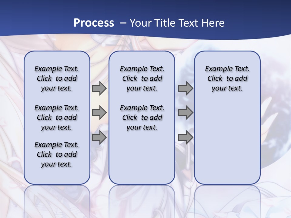 A Beautiful Anime Girl Powerpoint Presentation PowerPoint Template