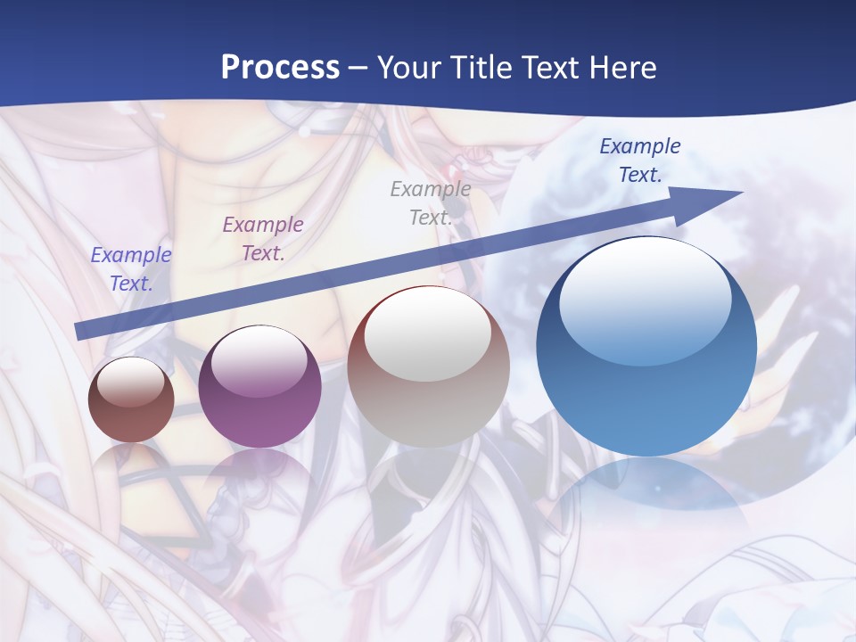 A Beautiful Anime Girl Powerpoint Presentation PowerPoint Template
