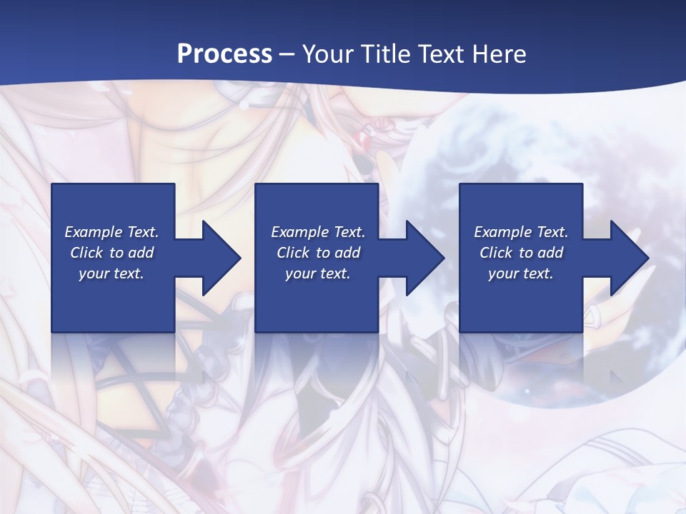 A Beautiful Anime Girl Powerpoint Presentation PowerPoint Template