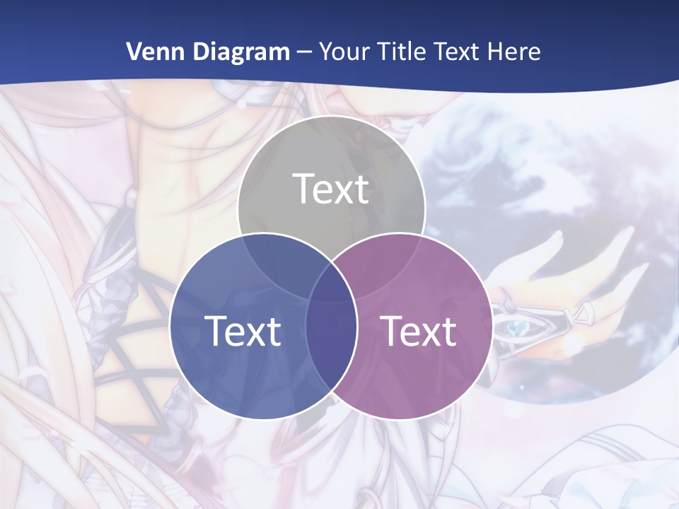 A Beautiful Anime Girl Powerpoint Presentation PowerPoint Template