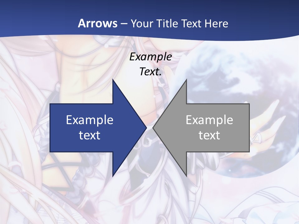 A Beautiful Anime Girl Powerpoint Presentation PowerPoint Template