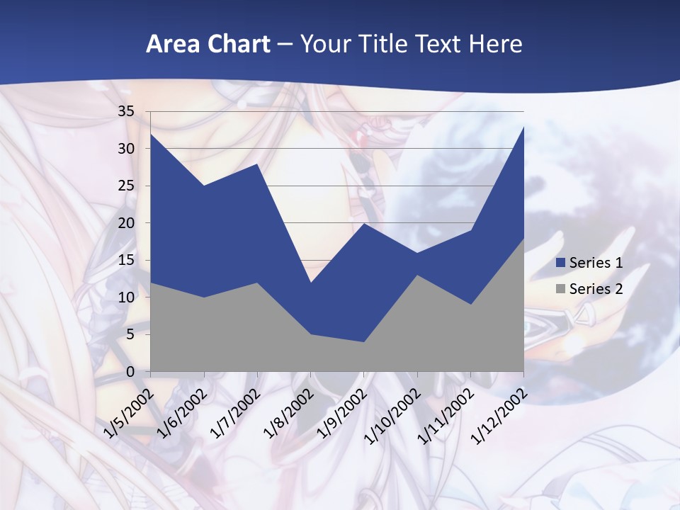 A Beautiful Anime Girl Powerpoint Presentation PowerPoint Template