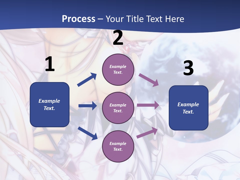 A Beautiful Anime Girl Powerpoint Presentation PowerPoint Template