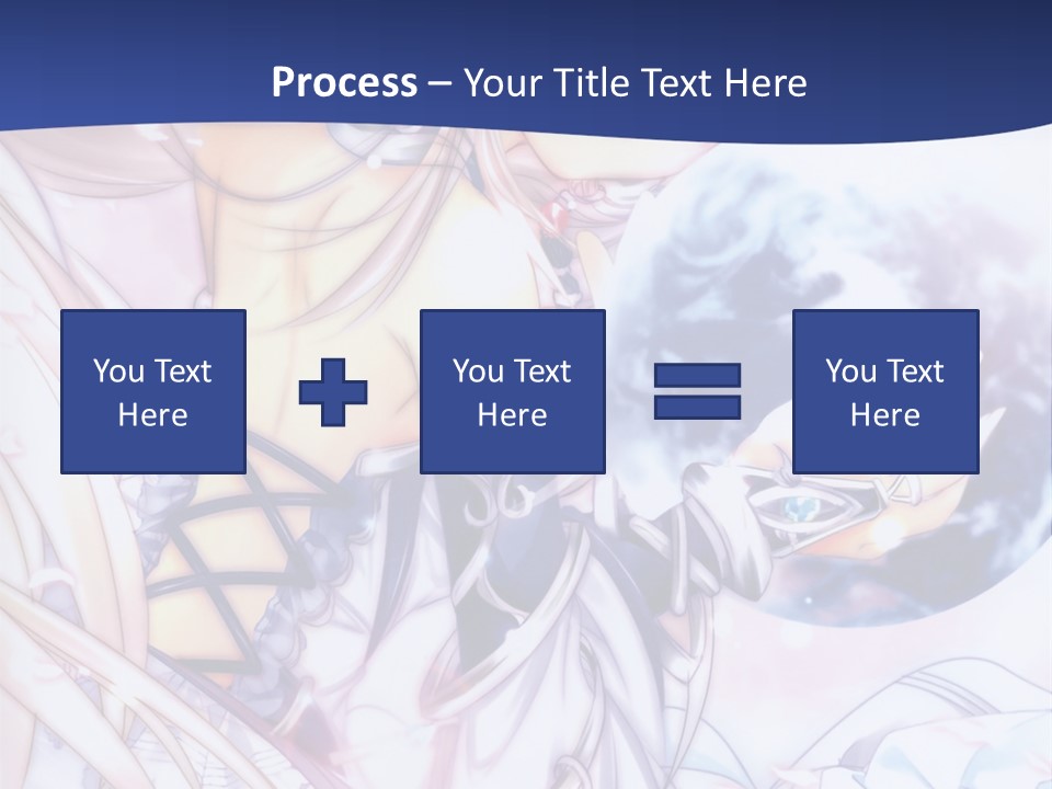 A Beautiful Anime Girl Powerpoint Presentation PowerPoint Template