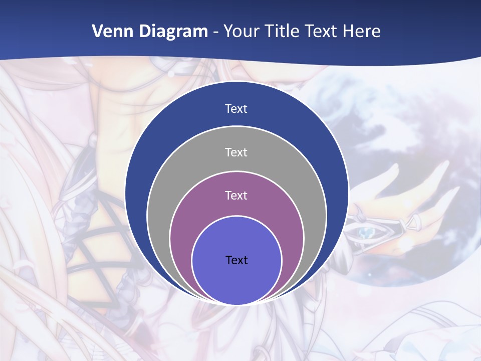 A Beautiful Anime Girl Powerpoint Presentation PowerPoint Template