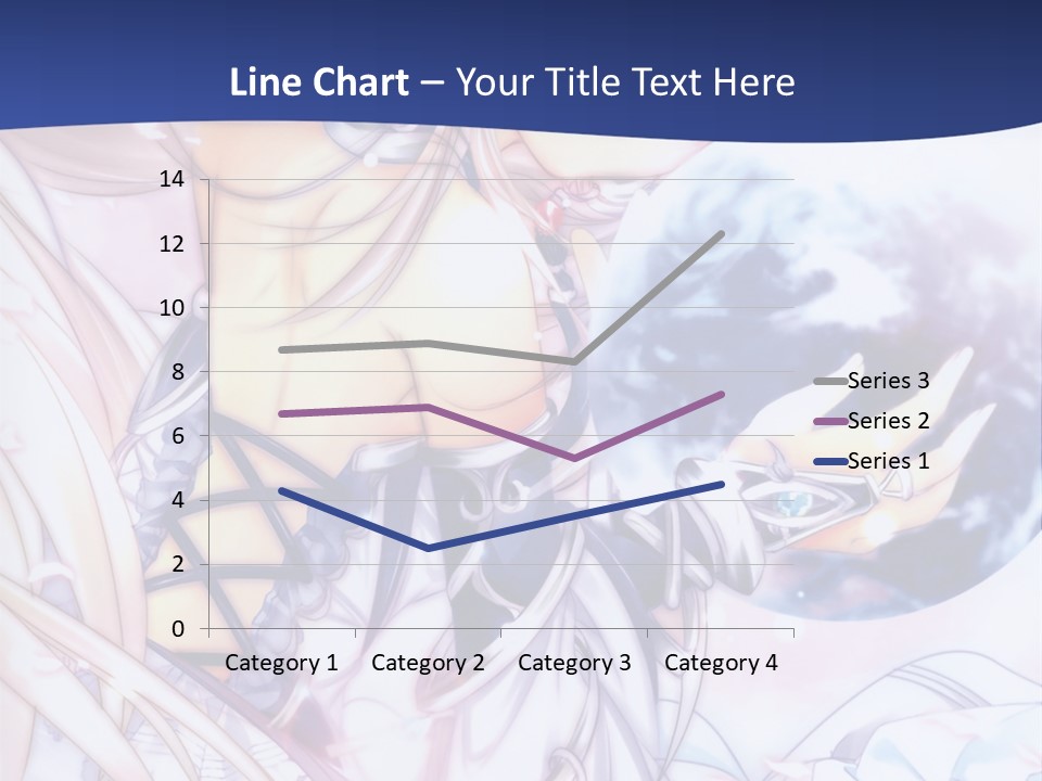 A Beautiful Anime Girl Powerpoint Presentation PowerPoint Template