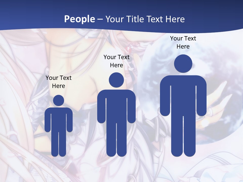 A Beautiful Anime Girl Powerpoint Presentation PowerPoint Template