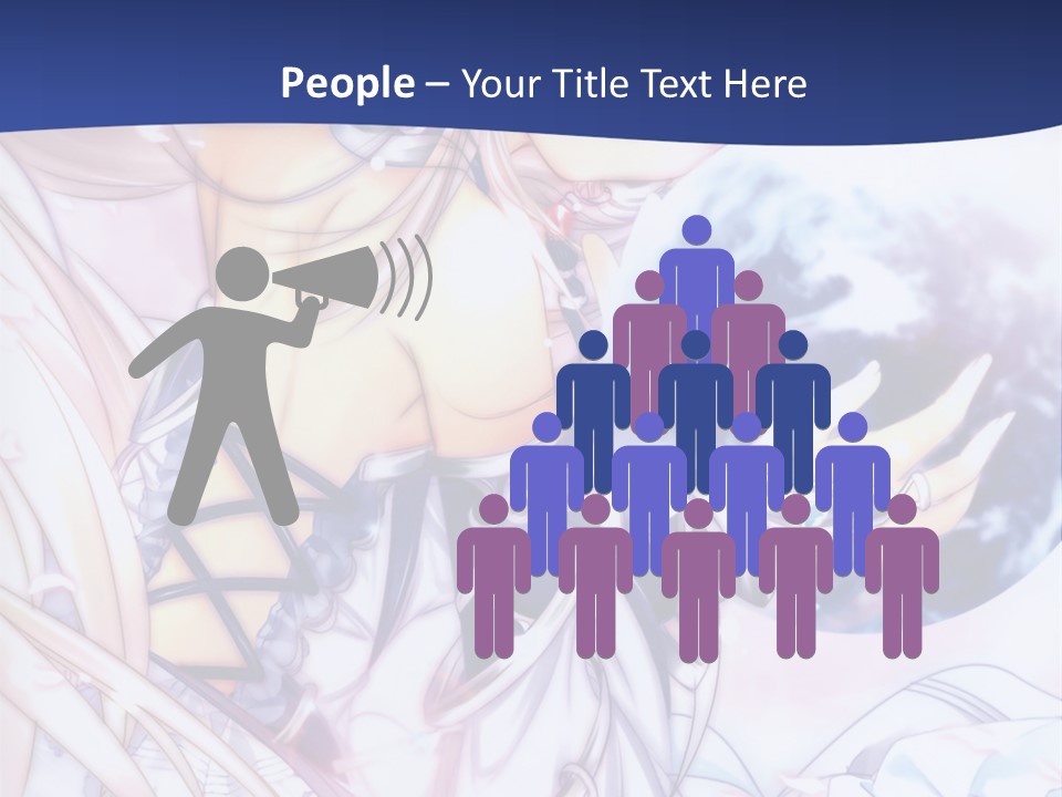 A Beautiful Anime Girl Powerpoint Presentation PowerPoint Template