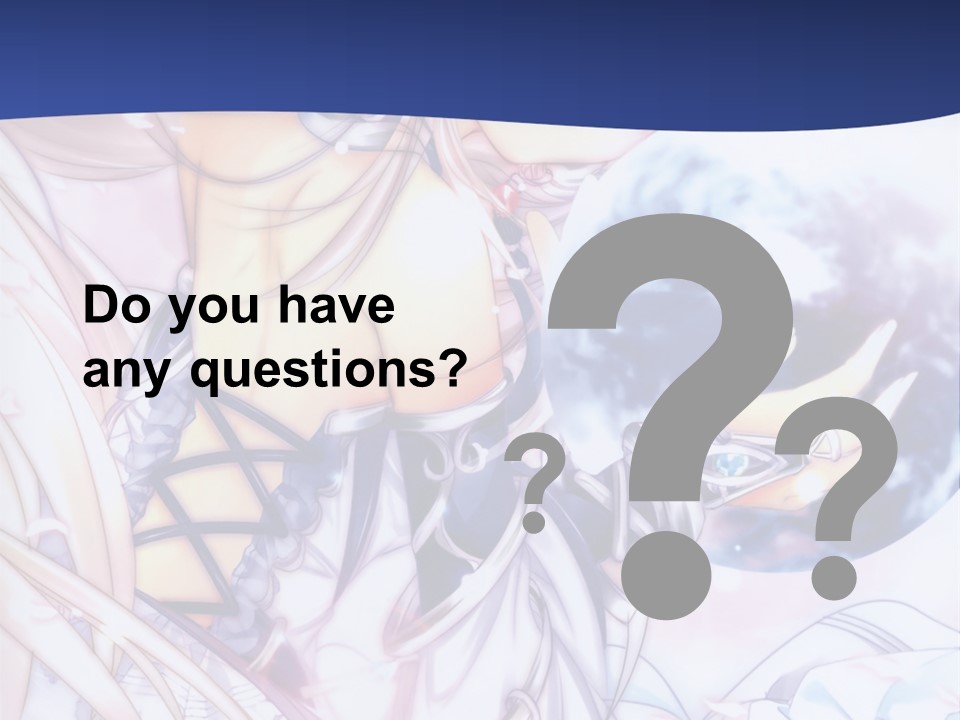 A Beautiful Anime Girl Powerpoint Presentation PowerPoint Template