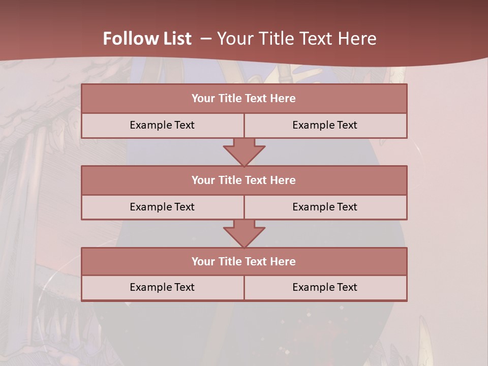 A Woman In A Blue Dress With A Sword In Her Hand PowerPoint Template