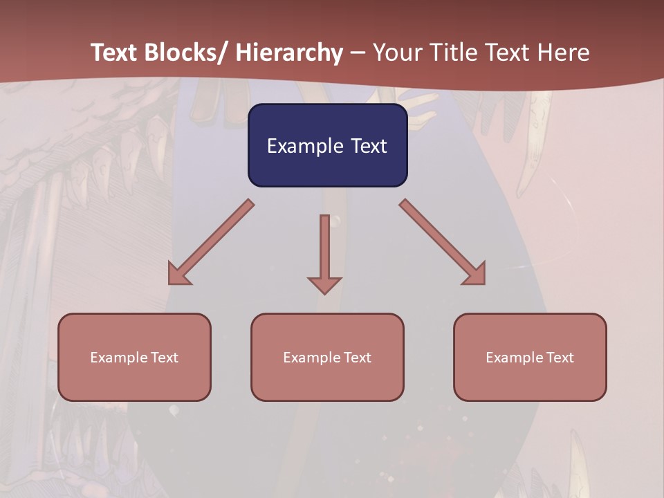 A Woman In A Blue Dress With A Sword In Her Hand PowerPoint Template