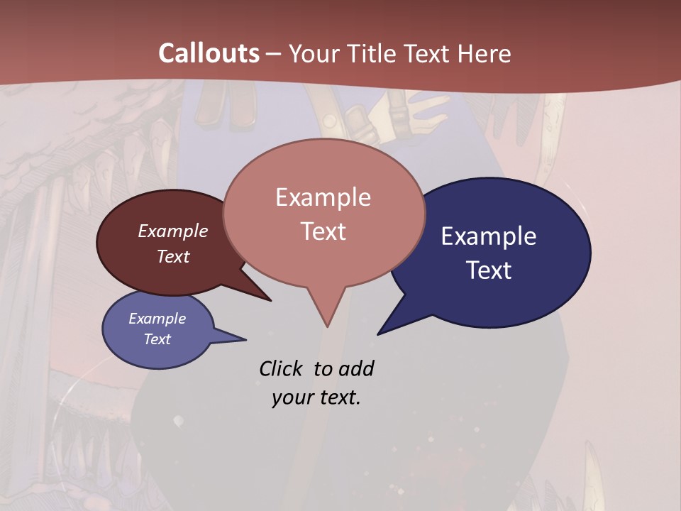 A Woman In A Blue Dress With A Sword In Her Hand PowerPoint Template