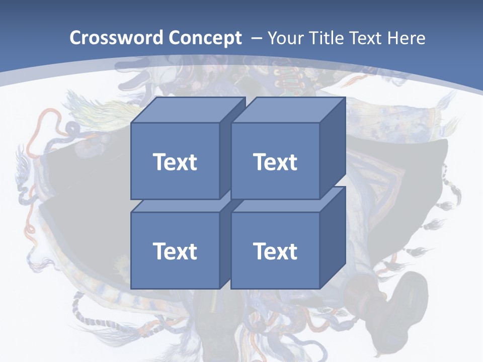 A Woman In A Blue Dress Powerpoint Presentation PowerPoint Template