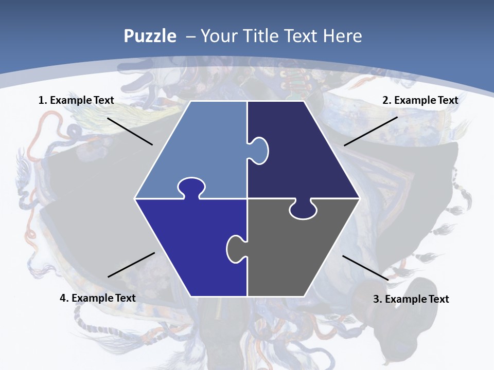 A Woman In A Blue Dress Powerpoint Presentation PowerPoint Template