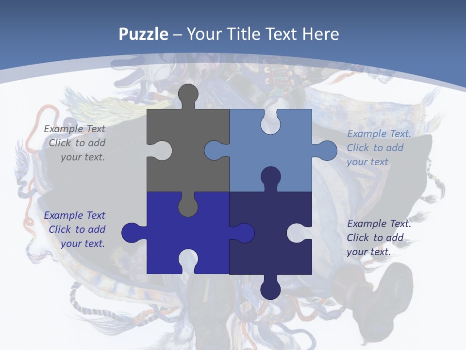 A Woman In A Blue Dress Powerpoint Presentation PowerPoint Template