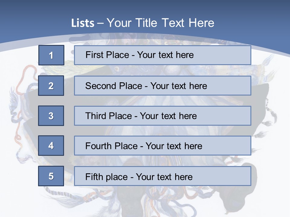 A Woman In A Blue Dress Powerpoint Presentation PowerPoint Template