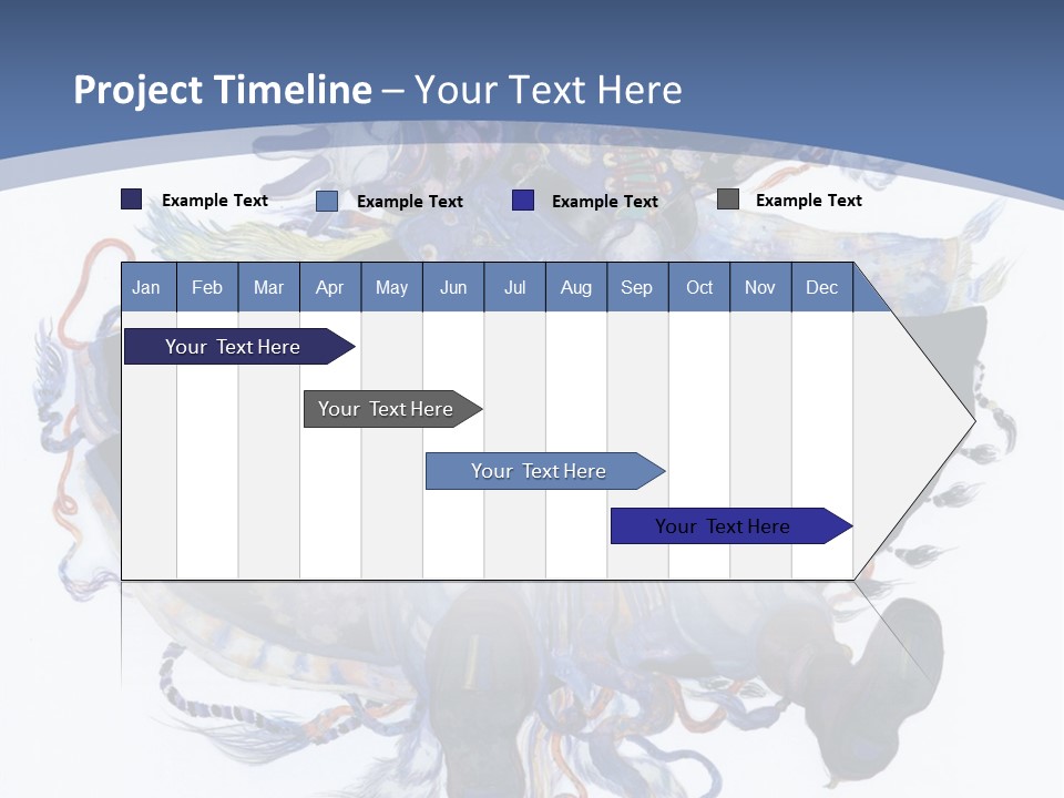 A Woman In A Blue Dress Powerpoint Presentation PowerPoint Template