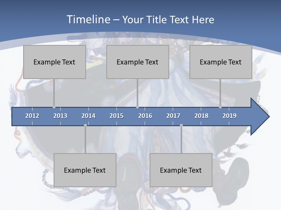 A Woman In A Blue Dress Powerpoint Presentation PowerPoint Template