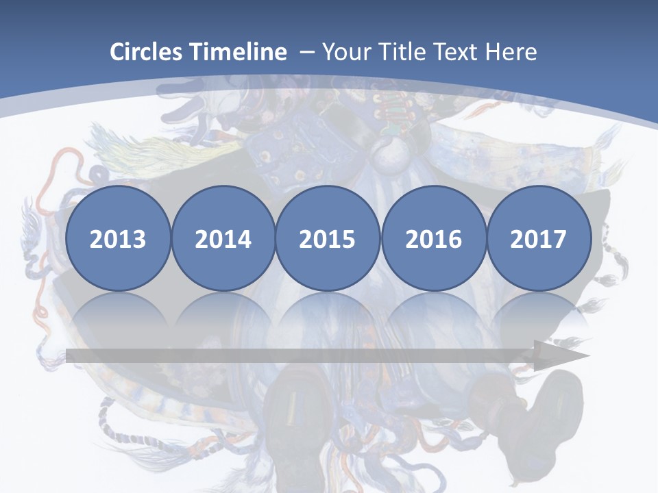 A Woman In A Blue Dress Powerpoint Presentation PowerPoint Template