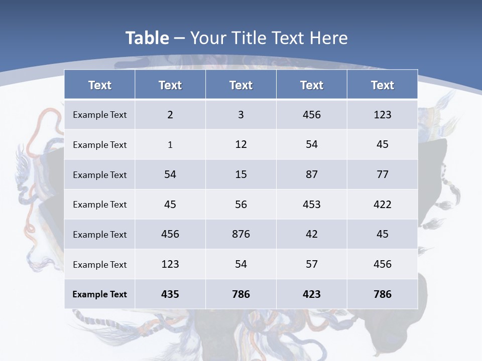 A Woman In A Blue Dress Powerpoint Presentation PowerPoint Template