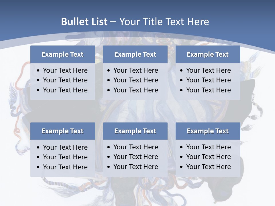 A Woman In A Blue Dress Powerpoint Presentation PowerPoint Template