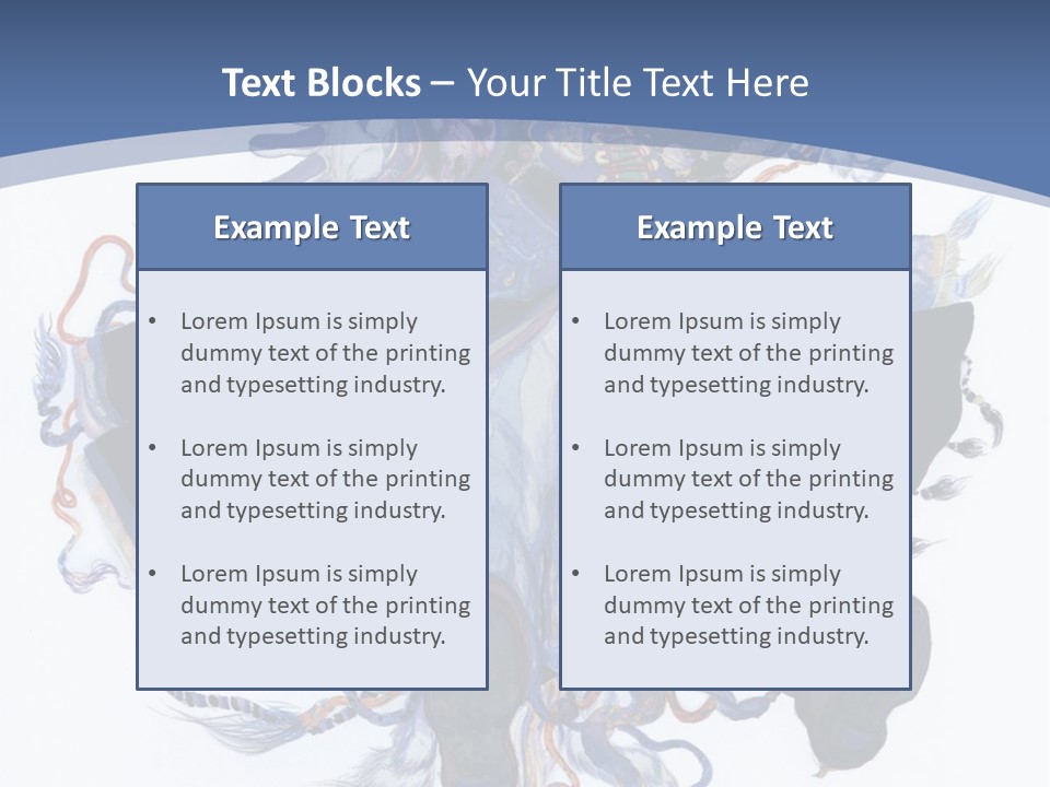 A Woman In A Blue Dress Powerpoint Presentation PowerPoint Template