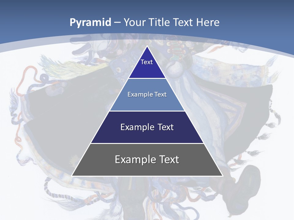 A Woman In A Blue Dress Powerpoint Presentation PowerPoint Template