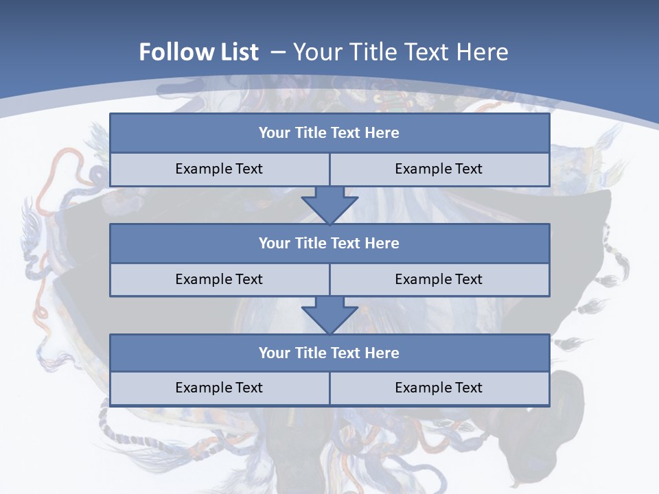 A Woman In A Blue Dress Powerpoint Presentation PowerPoint Template