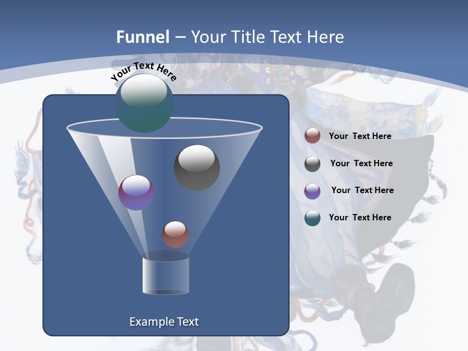 A Woman In A Blue Dress Powerpoint Presentation PowerPoint Template