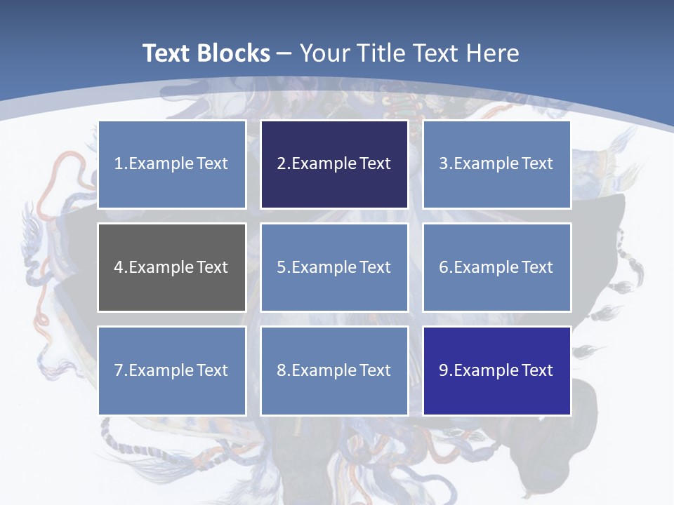 A Woman In A Blue Dress Powerpoint Presentation PowerPoint Template