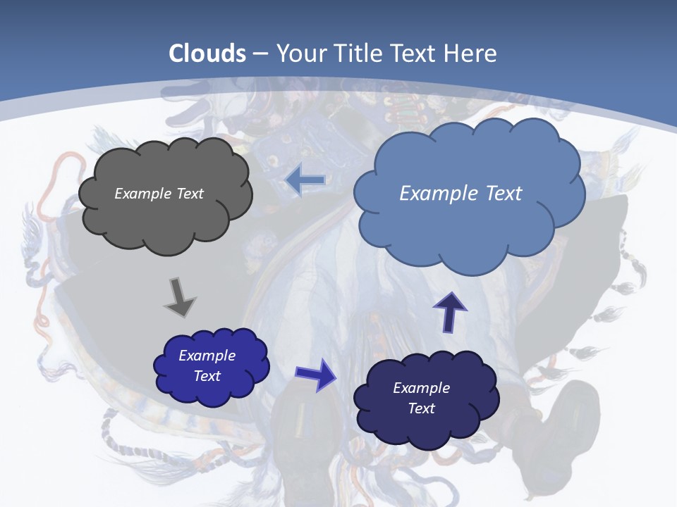 A Woman In A Blue Dress Powerpoint Presentation PowerPoint Template