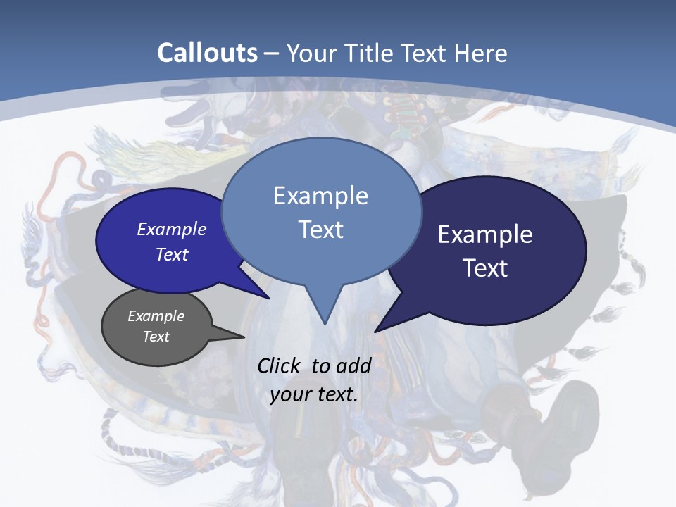 A Woman In A Blue Dress Powerpoint Presentation PowerPoint Template