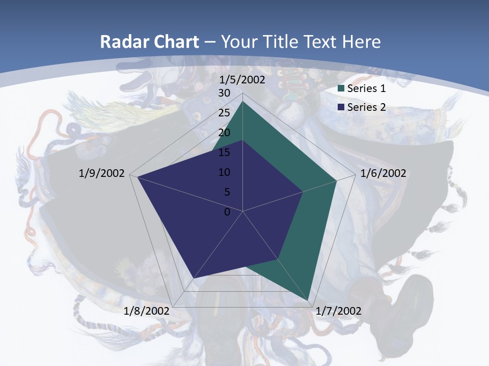 A Woman In A Blue Dress Powerpoint Presentation PowerPoint Template