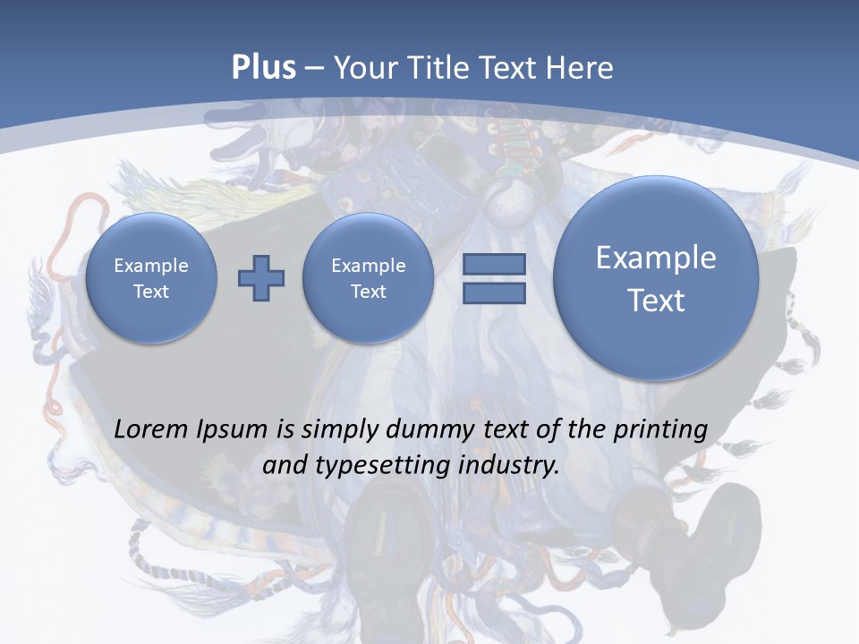 A Woman In A Blue Dress Powerpoint Presentation PowerPoint Template