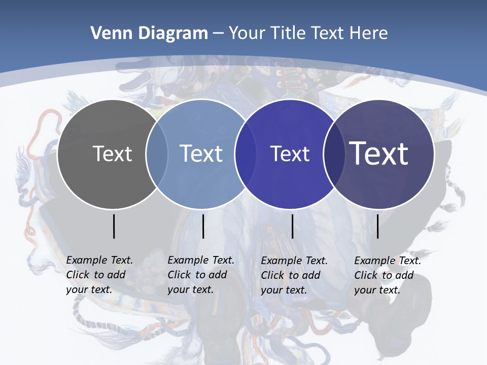 A Woman In A Blue Dress Powerpoint Presentation PowerPoint Template