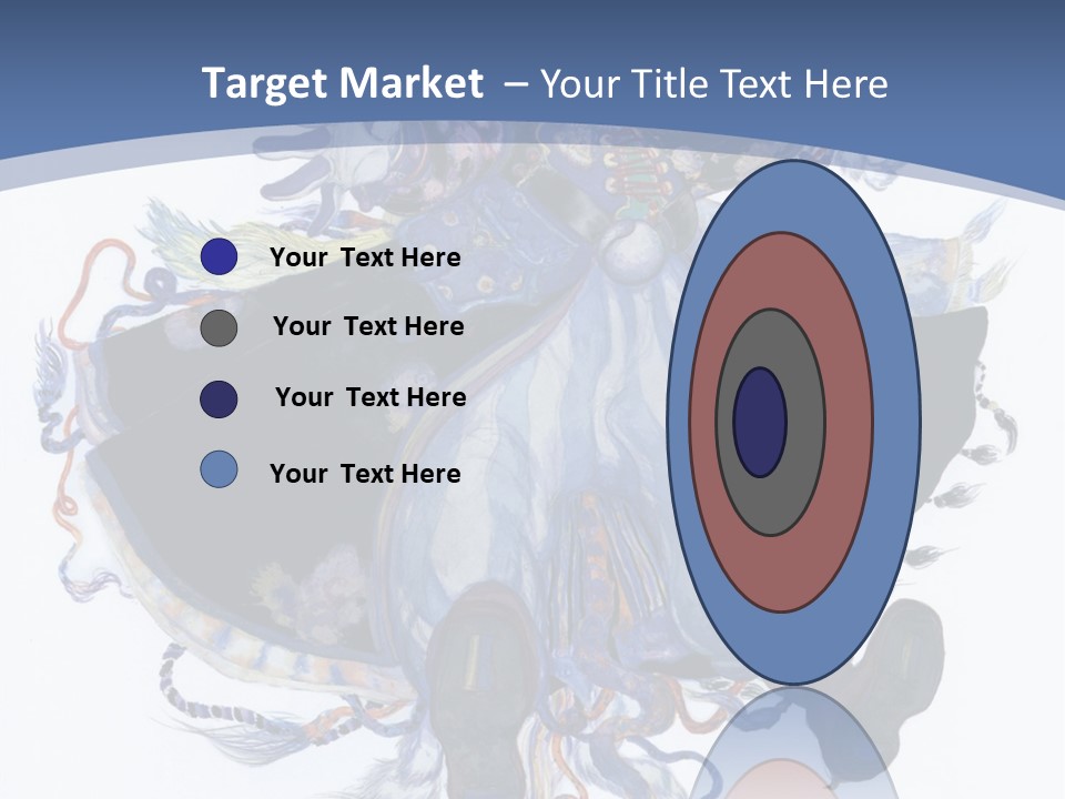 A Woman In A Blue Dress Powerpoint Presentation PowerPoint Template