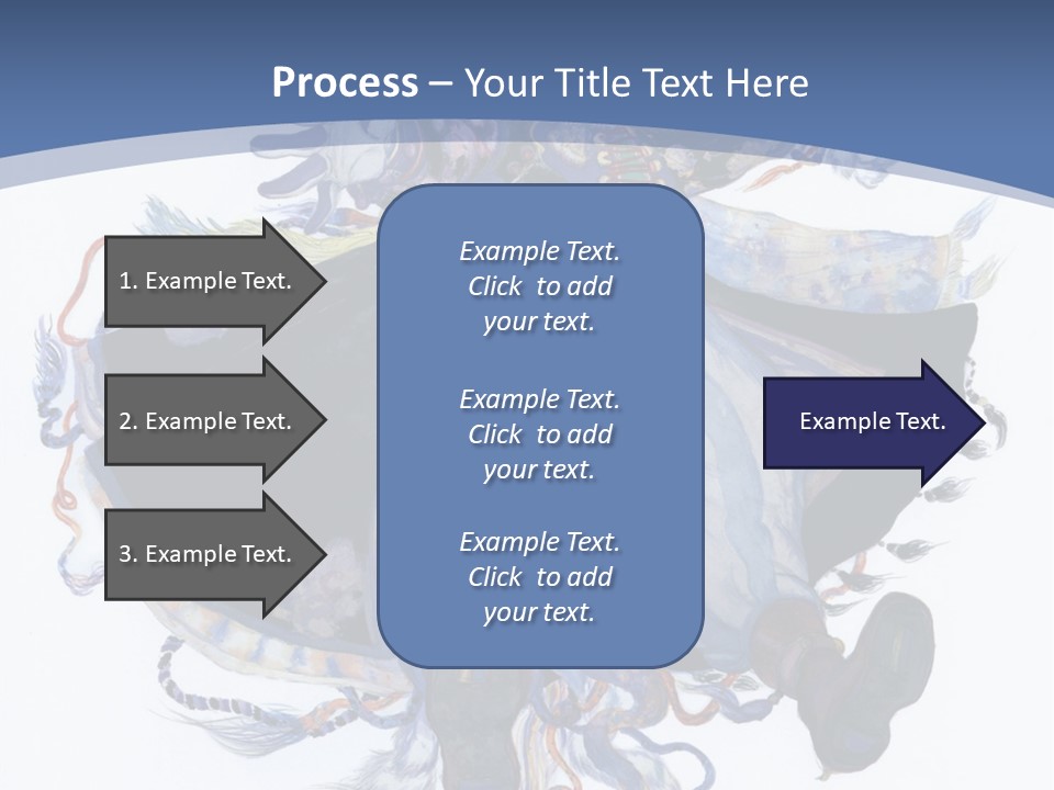 A Woman In A Blue Dress Powerpoint Presentation PowerPoint Template