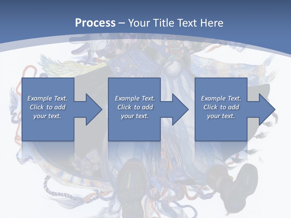 A Woman In A Blue Dress Powerpoint Presentation PowerPoint Template