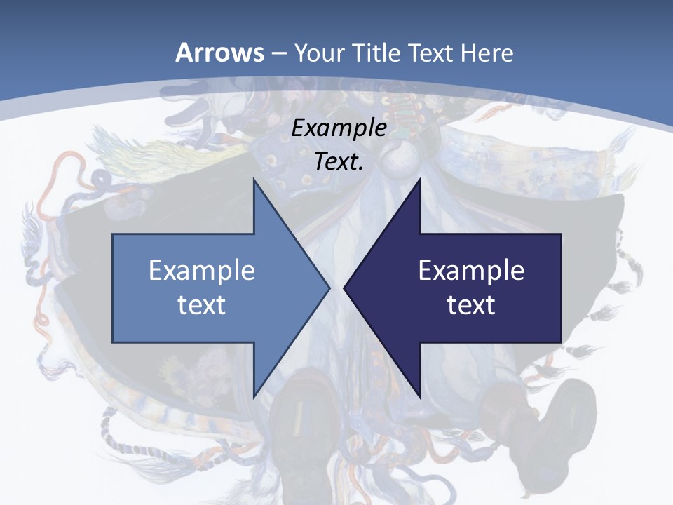 A Woman In A Blue Dress Powerpoint Presentation PowerPoint Template